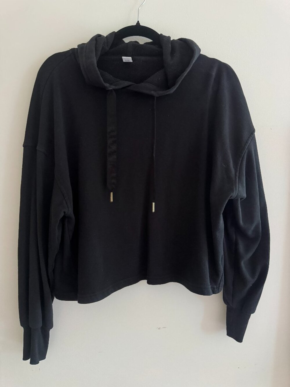 Old Navy Loose Cropped Pullover Hoodie for Women - Med